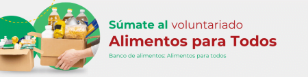 Inscripción a voluntariado en banco de alimentos: “Alimentos para todos”